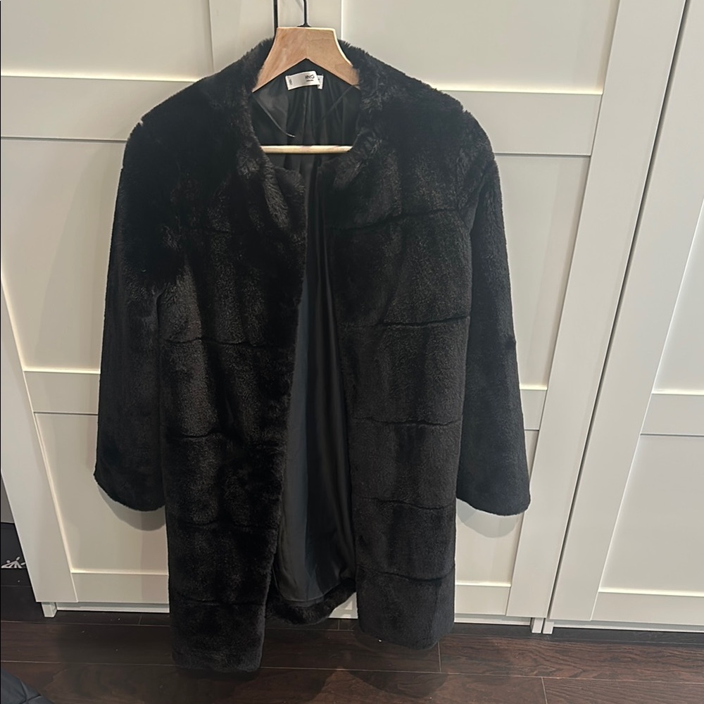 Mango Faux Fur coat
